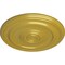 Ekena Millwork Kepler Traditional Ceiling Medallion (For Canopies up to 4 1/2"), 19 3/4"OD x 1 1/2"P, Rich Gold CM20KPRGS - alternate 2